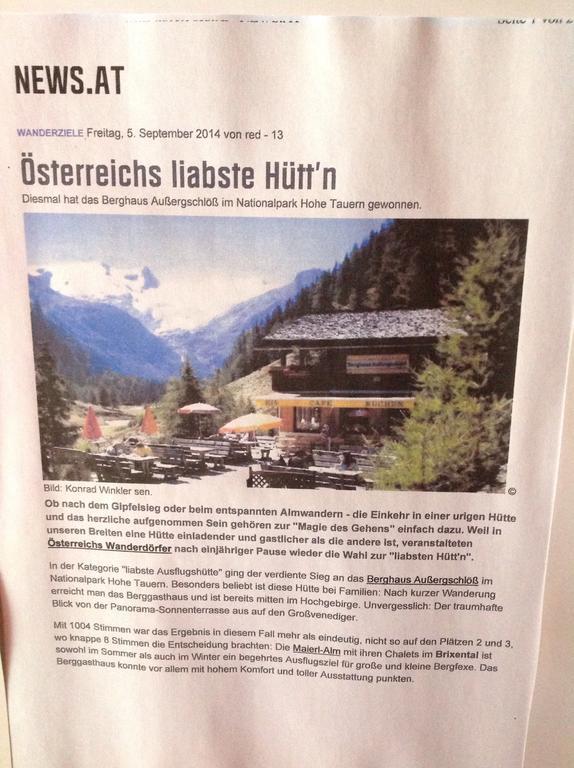Berghaus Aussergschloess Matrei in Osttirol Eksteriør billede